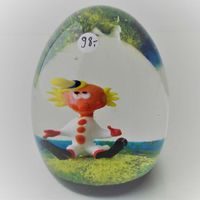 Murano Glas Briefbeschwerer Pinocchio Ferro-Lazzarini