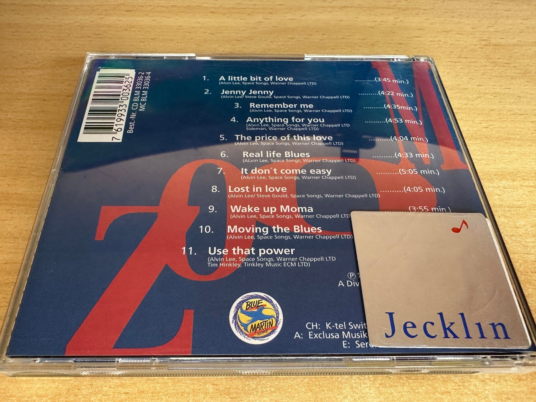 CD: Alvin Lee – Zoom – Usato da Rikon im Tösstal venduto da Alpenmutz 1