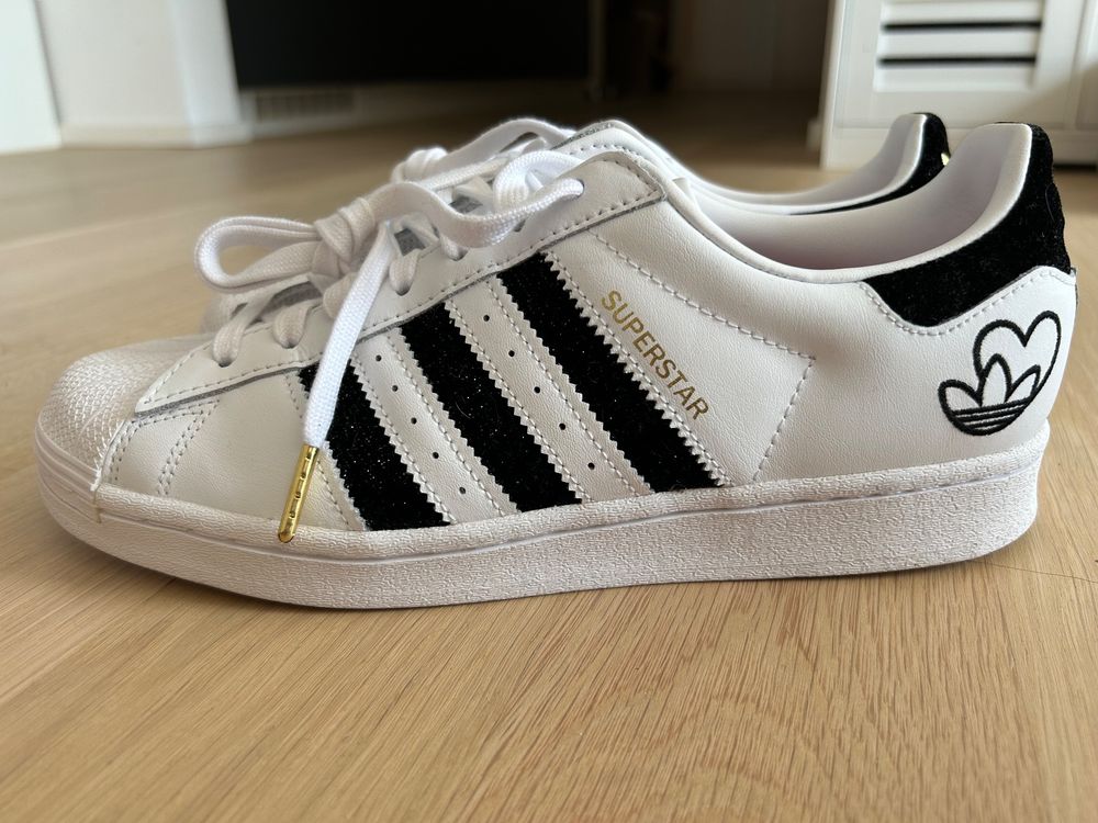 Adidas superstar damen schwarz glitzer best sale