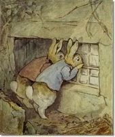 Beatrix Potter, Motiv aus Peter Rabbit