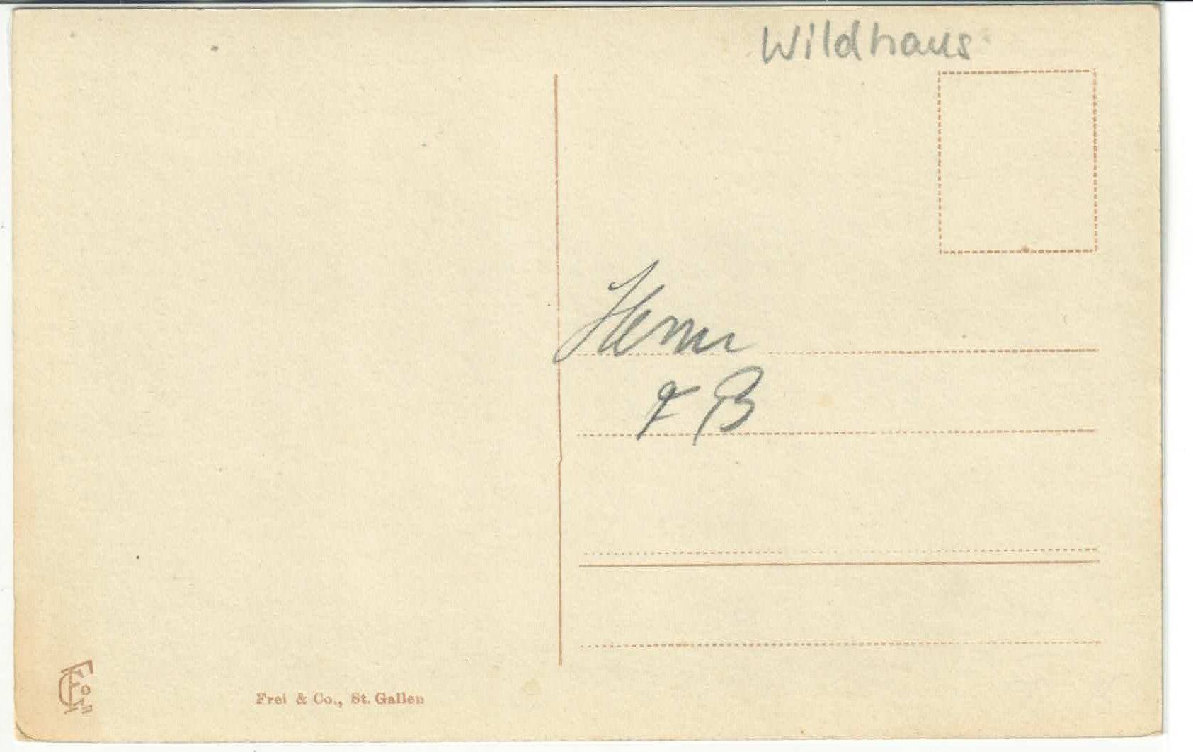 Cartoline postali: Wildhaus im Winter – Usato da Ettingen venduto da Kartenplanet 1