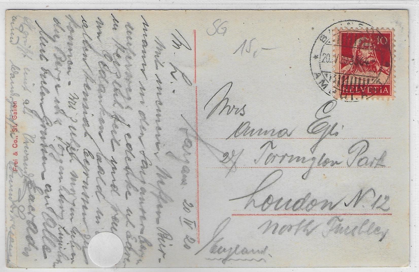 Cartes postales: Sargans - Schloss mit Gonzen – D'occasion à Ettingen par Kartenplanet 1
