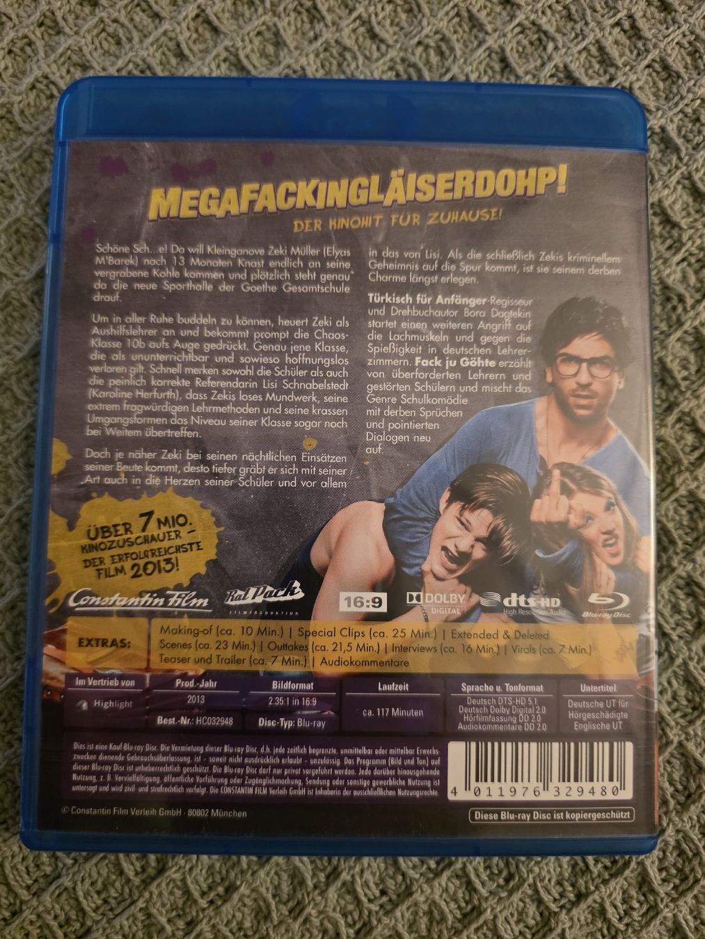 Tutti i DVDs: Fack Ju Göhte - Blu-ray – Usato da Ellikon a d Thur venduto da razzorblog 1