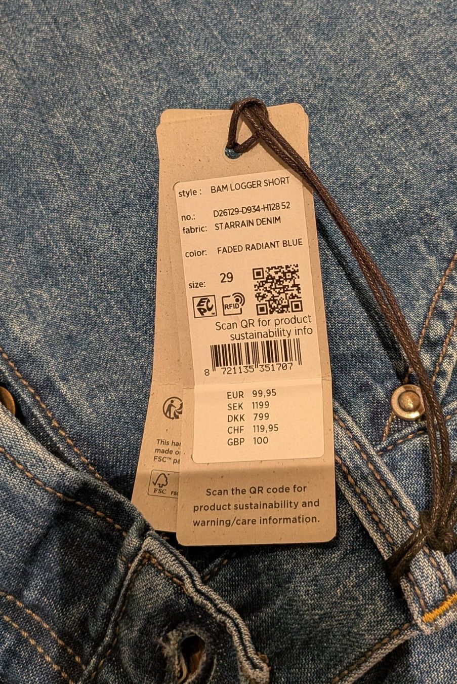 G-Star Jeans: G-Star Kurze Jeans – Neuf avec emballage d'origine à Zürich par luk_9vrt 2