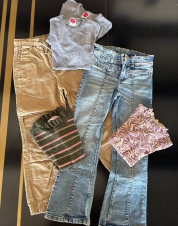 Kleiderpaket Mädchen 6-teilig (Vingino, H&M) Gr.: 128