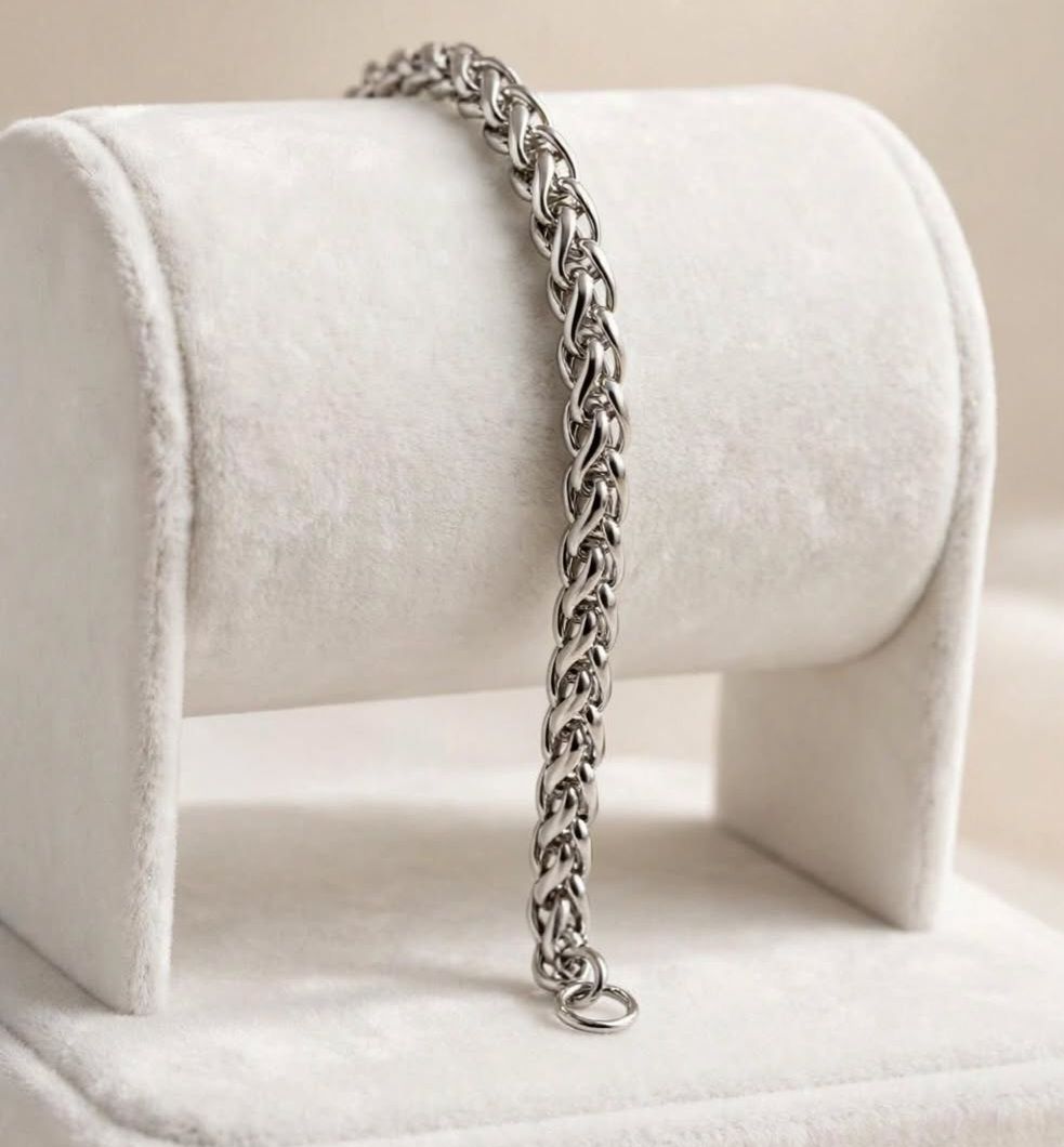 Armbänder & -reifen: Bracciale stainless steel colore argento – Neu (gemäss Beschreibung) aus Giubiasco von Stefaniav 3
