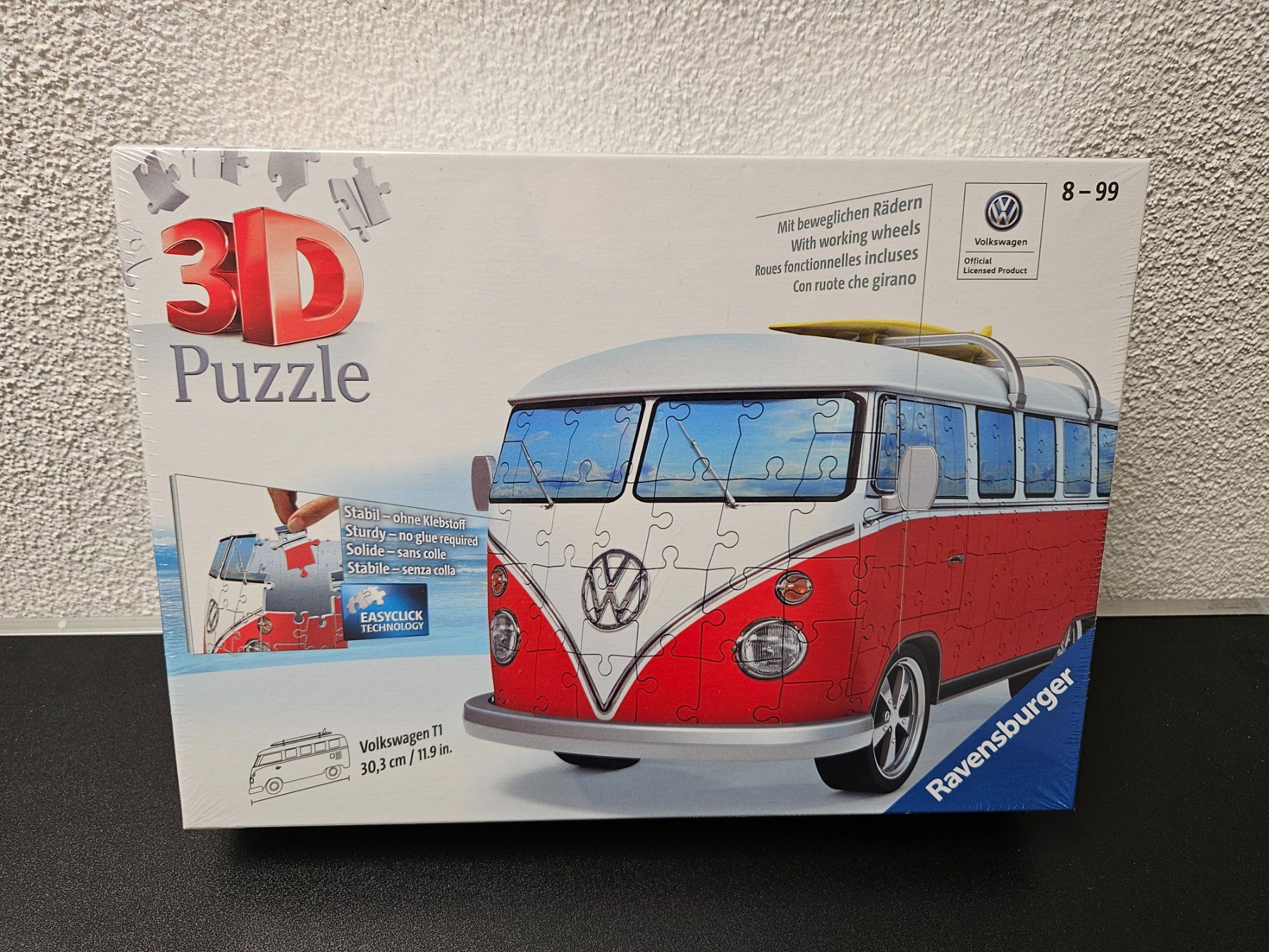 Ravensburger Puzzle: Neu - Ravensburger - 3D Puzzle Volkswagen T1 – Nuovo e nell'imballaggio originale da Dagmersellen venduto da Jarsetz_Restposten