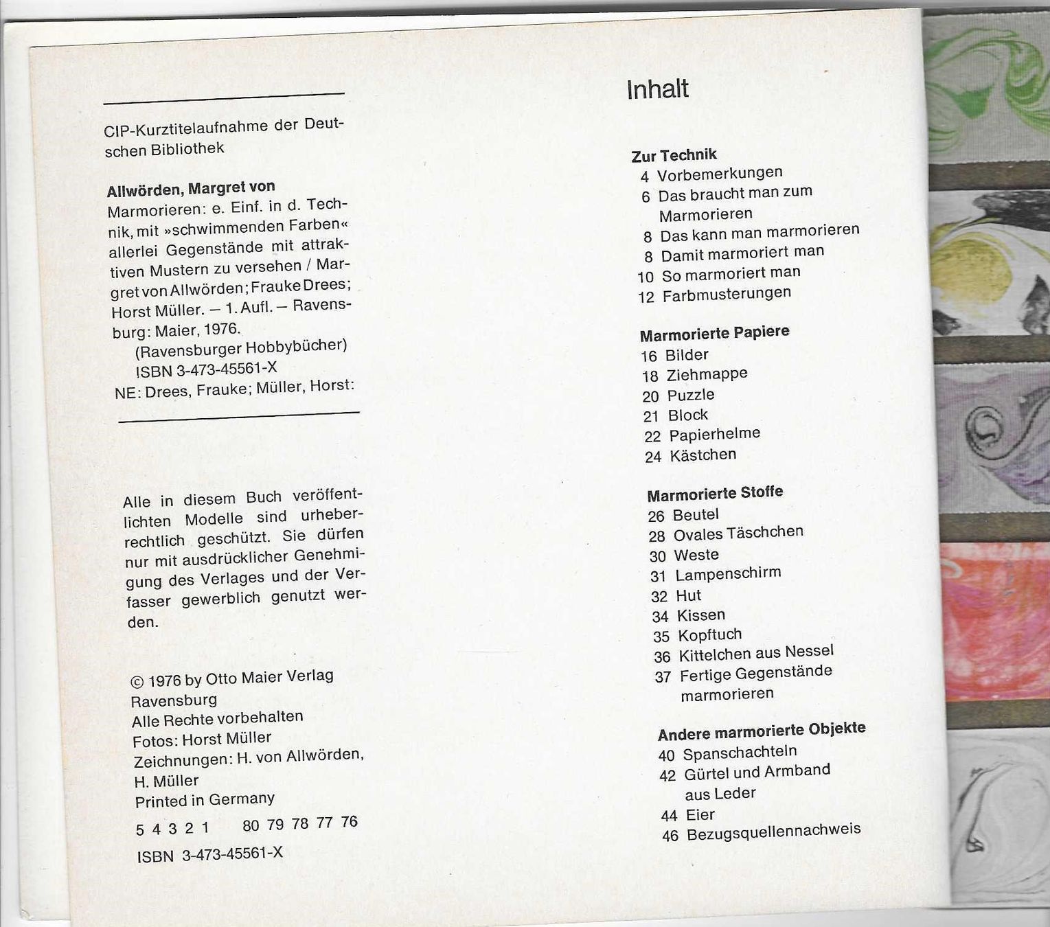 Bücher: Marmorieren – Gebraucht aus Flims - Dorf von Stagediver 2