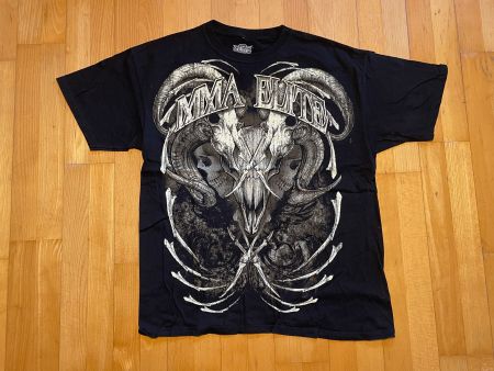 2k10 T-Shirt MMA Elite Fight Skull Sz L