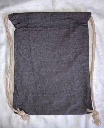 Stofftasche grau, praktische Alltagstasche für Einkauf etc.