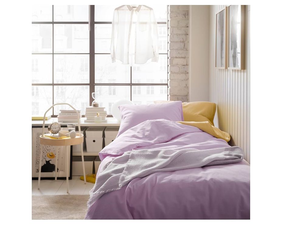Ikea NATTSVÄRMARE Lila Bettwäsche-Set 100% Baumwolle Knöpfe (Neu (gemäss Beschreibung)) in Basel für CHF 25 – mit Lieferung auf Ricardo kaufen