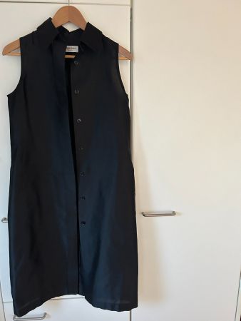 YSL Yves Saint Laurent Black Vest - Pilled Silk