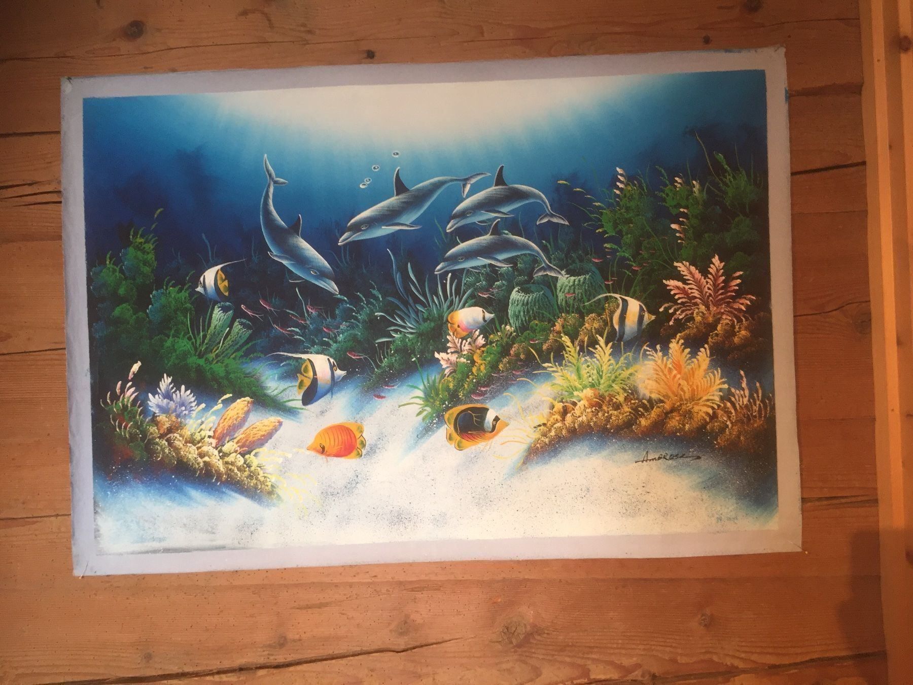 Dipinti: Aquarium-Bild handgemalt – Nuovo (secondo la descrizione) da Gais venduto da FidelCastro2 1