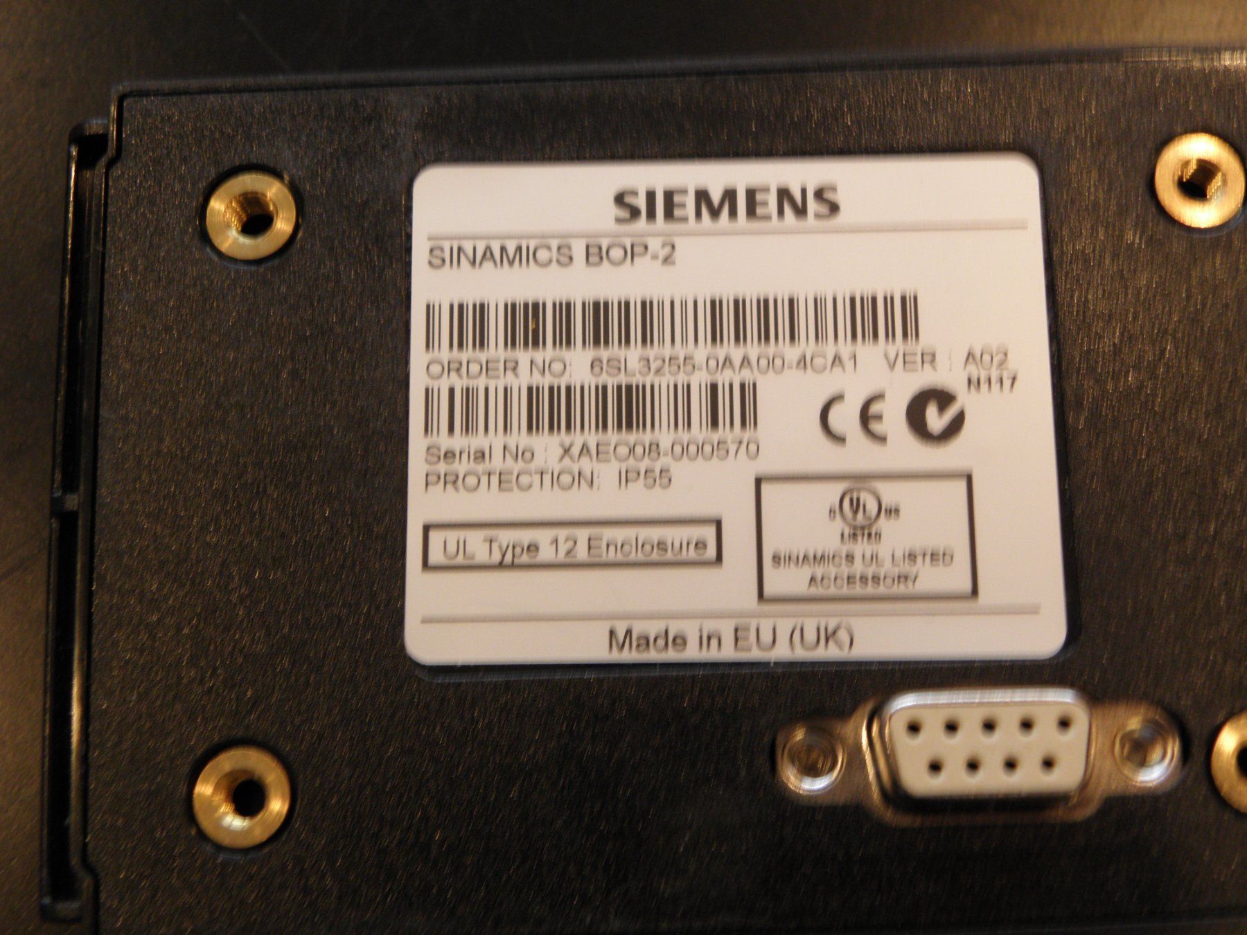 Siemens Composants électroniques: Siemens Basic Operations Panel Sinamic BOP2 XAEO08-000570 – Neuf (Voir description) à Bischofszell par Museumscafe 3