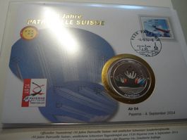 Medaillenbrief Patrouille Suisse, 2014, AIR 04, Payerne