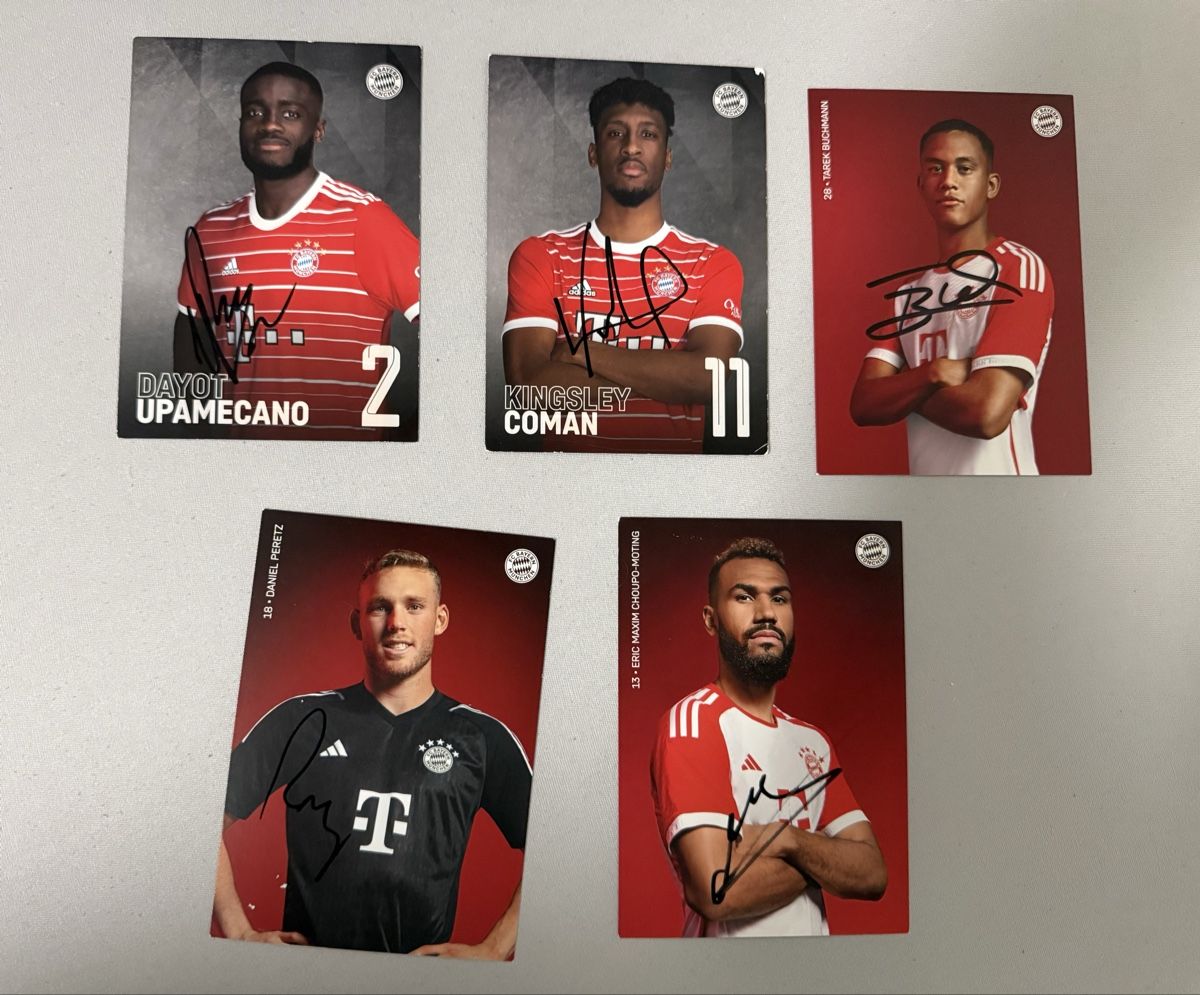 Autogramme: Unterschriebene Fussballkarten – Neu (gemäss Beschreibung) aus Bachenbülach von nafpaktos 2