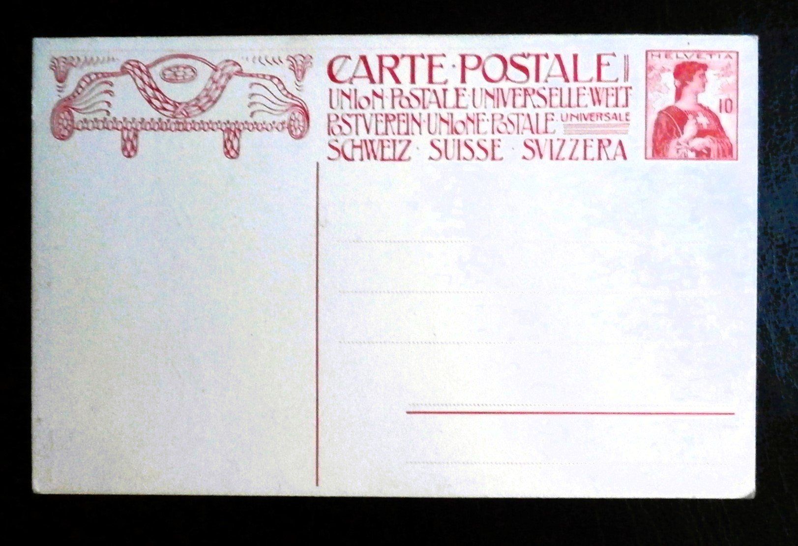 Tutti i francobolli: CH alte ungebrauchte Postkarte 1909 – Usato da Kehrsatz venduto da Bernherb2 1