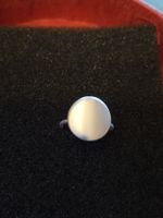 Bague fantaisie avec rond mat