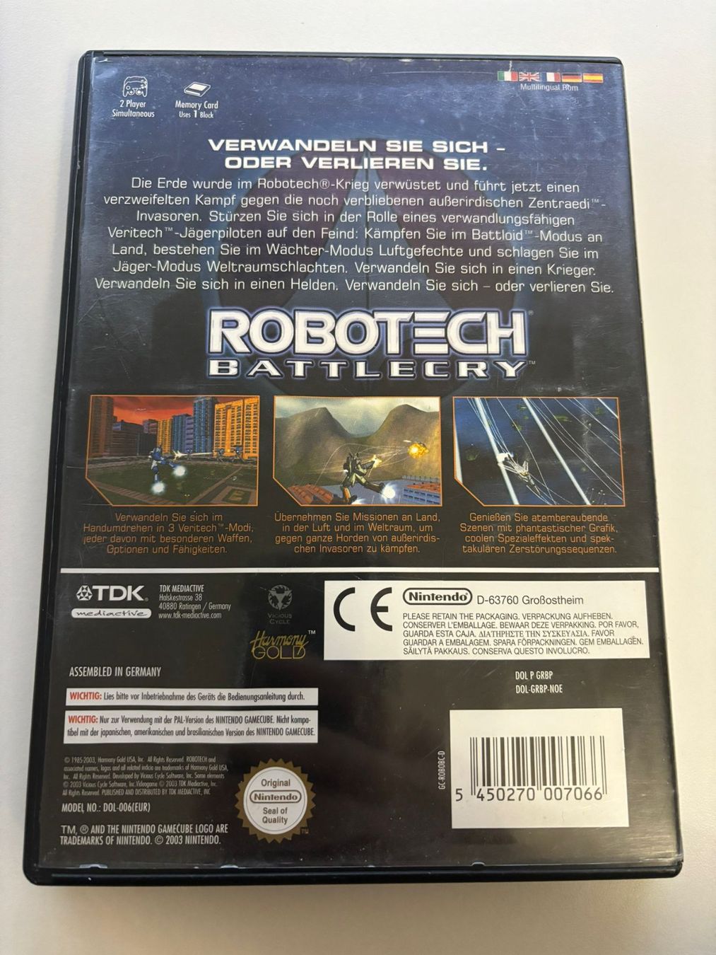 Giochi: Robotech Battlecry (Gamecube) – Usato da Herisau venduto da Seyashop_2 2