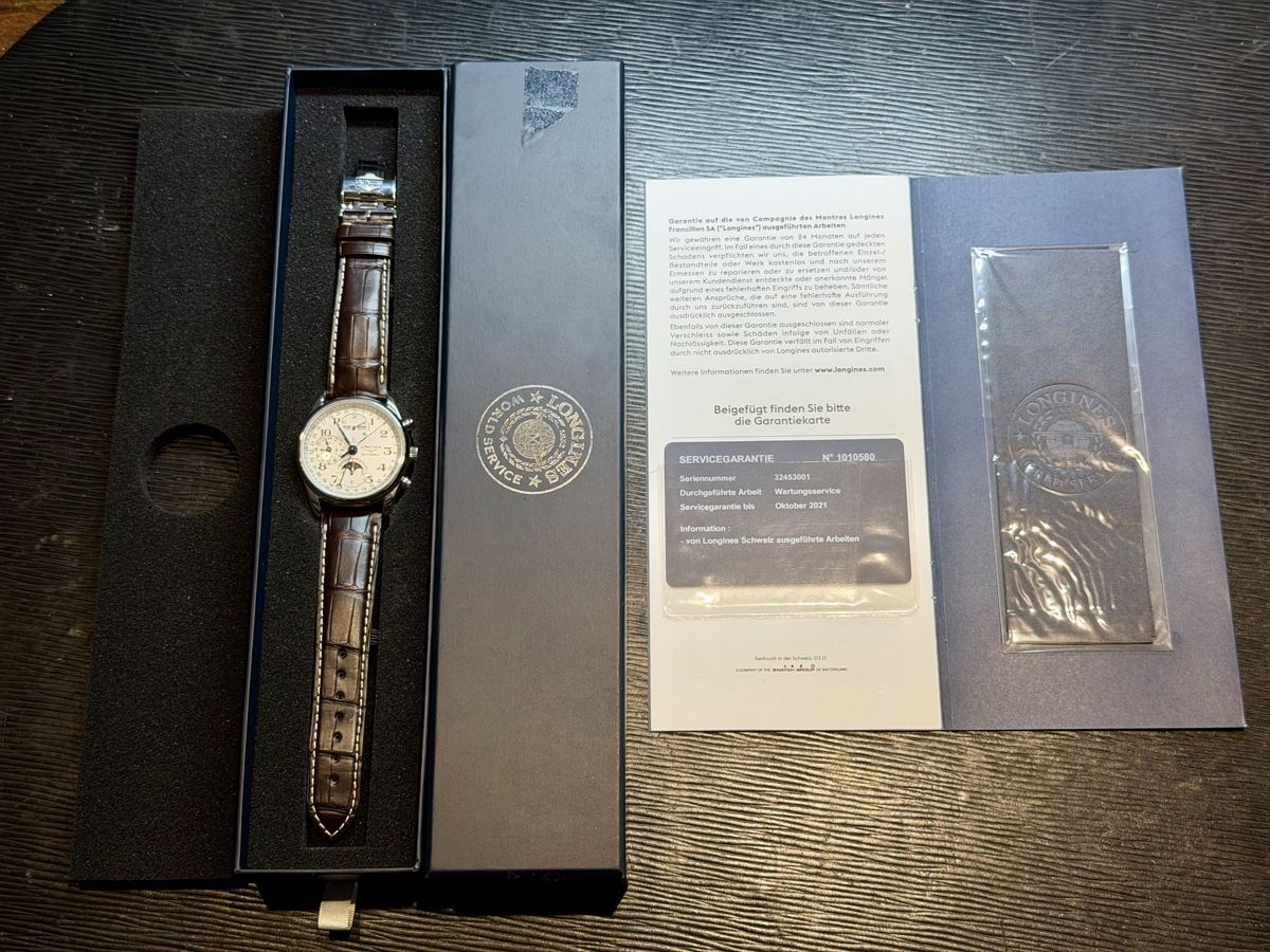 Longines Orologi: Longines Master Collection Chronograph Automatic – Usato da Winterthur venduto da YSCHU 8