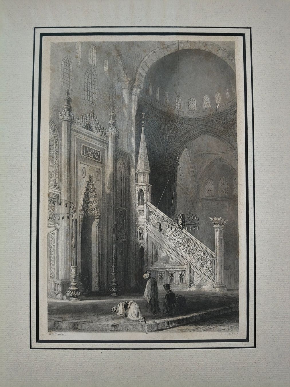 Gravures: Gerahmter Stahlstich von WILLIAM HENRY BARTLETT – D'occasion à Binningen par mar_2jlr 1