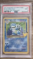 Pokemon Blastoise Holo 2/102 PSA 9 Mint