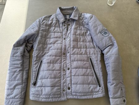 Navyboot Herren Jacke, Steppjacke, grau, Grösse S