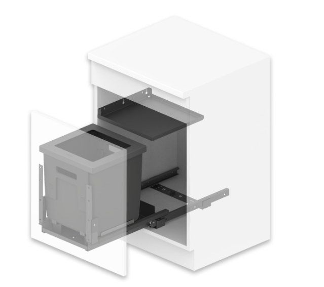 Cestini per rifiuti: 073 Peka Abfallsystem Oeko Complet Aqua Typ S – Nuovo (secondo la descrizione) da Derendingen venduto da Meisterstuecke