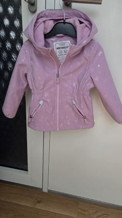 Softshelljacke rosa mit Herzmuster Grösse 92 von C&A