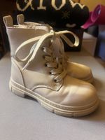Kinderstiefel beige Schnürung