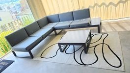 Gartensitzgruppe 2-teilig mit Tisch!
