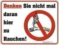 Insegne: Nicht rauchen - Blechschild – Nuovo (secondo la descrizione) da Ennetbürgen venduto da open24shop