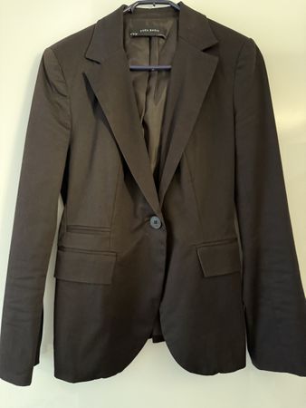 Blazer Zara Basic schwarz Grösse M