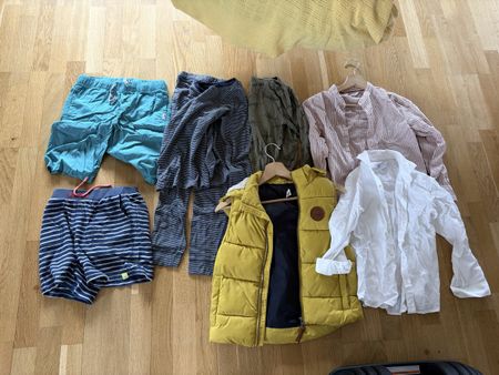 Kindersachen Konvolut Hosen Hemden Weste Jungen 8-10 Jahre