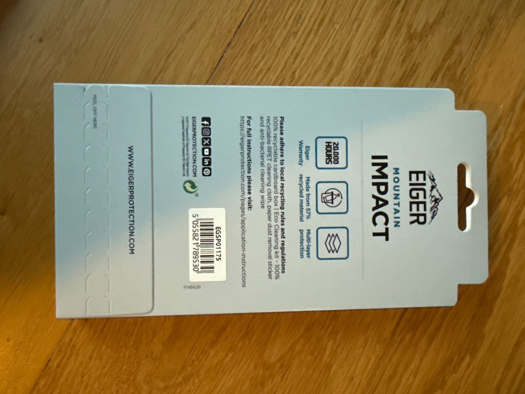 Lackretusche & Schutzfolien: Eiger mountain impact screen protector – Neu und originalverpackt aus Thalwil von joh_ptsn 1