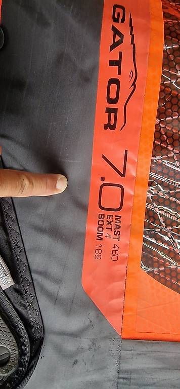 Surf: Windsurfsegel Severne Gator 7.0qm – Usato da Pratteln venduto da MT1976 4