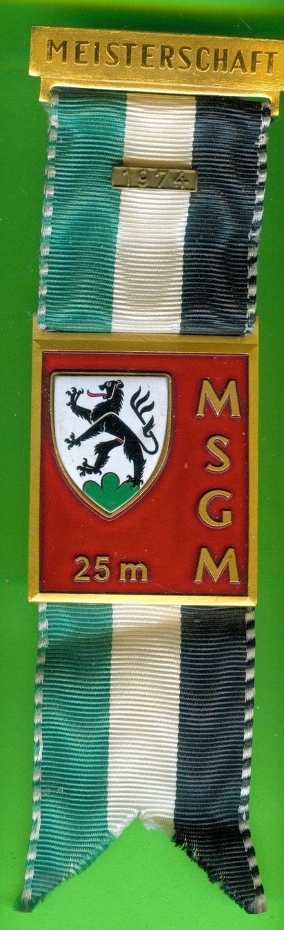 Medaglie: KRANZABZEICHEN  1974 – Usato da Winterthur venduto da Sammleroase