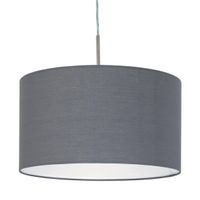 Pendelleuchte Hängelampe Stoffschirm E27 60W Ø38cm dimmbar