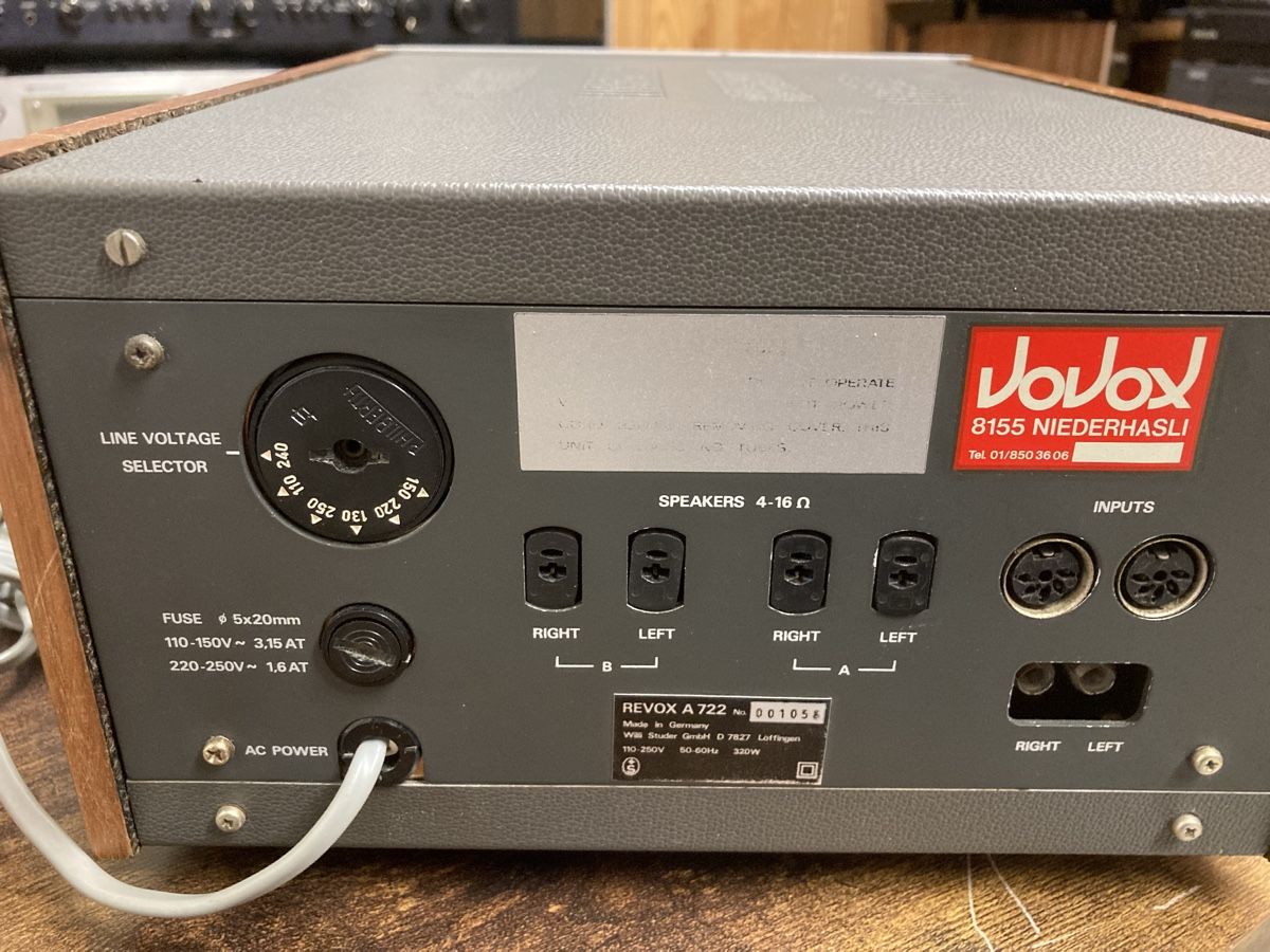 Revox Verstärker: Revox A722 Endstufe – Defekt aus Lenzburg von HanspeterT 3