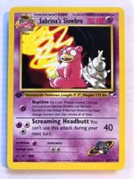 Sabrina's Slowbro (uncommon) 1st Gym Heoes - MINT - ab 1.-