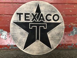 Texaco tankstelle benzin classic werbung