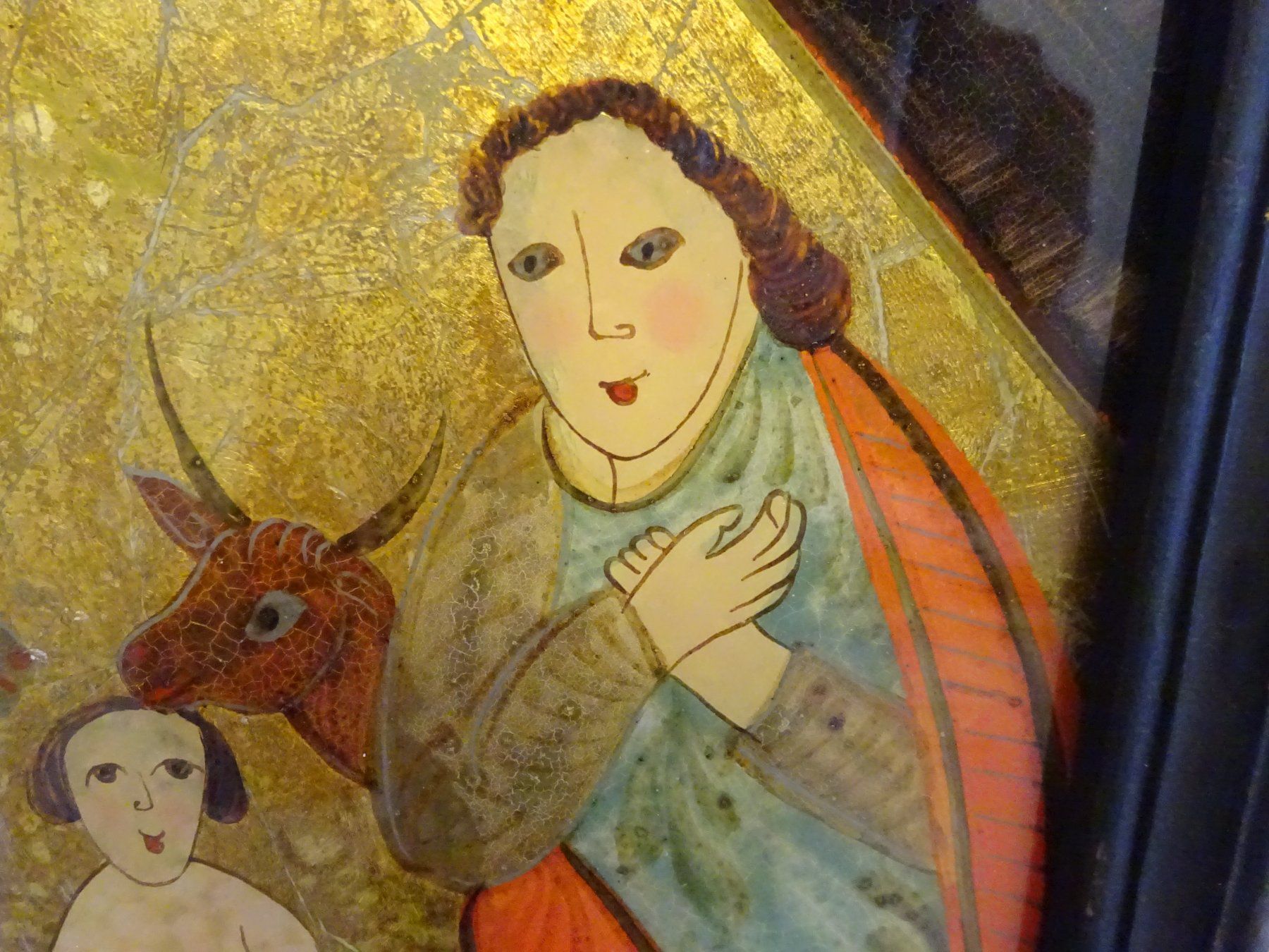 Gemälde: Hinterglasbild / Christnacht Krippe Ikone – Gebraucht aus Esslingen von eintagammeer 4