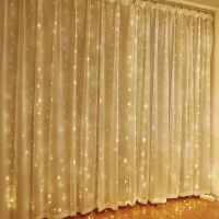 warmweiss 300 LED Lichterkette 3x3meter