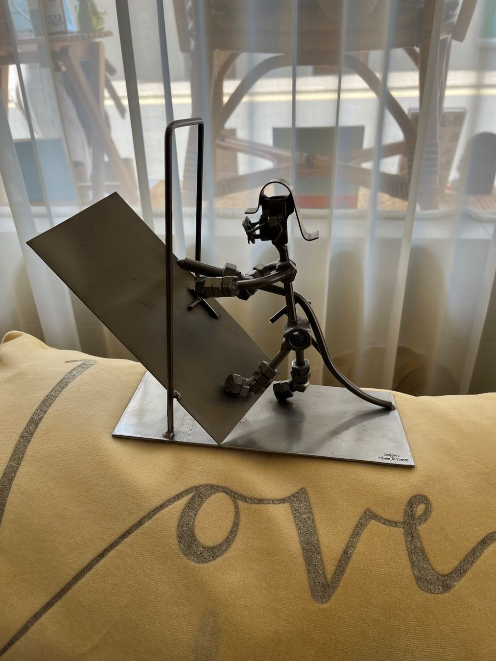 Statuette: Metall Figur Arbeiter – Usato da Eschenbach SG venduto da Joey-Li 3