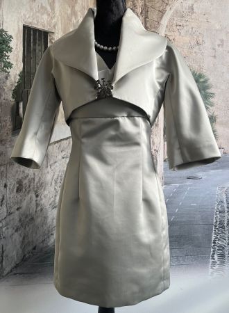 ⚜️ Kostüm «Gattinoni (ROMA)», Gr. 36, grau