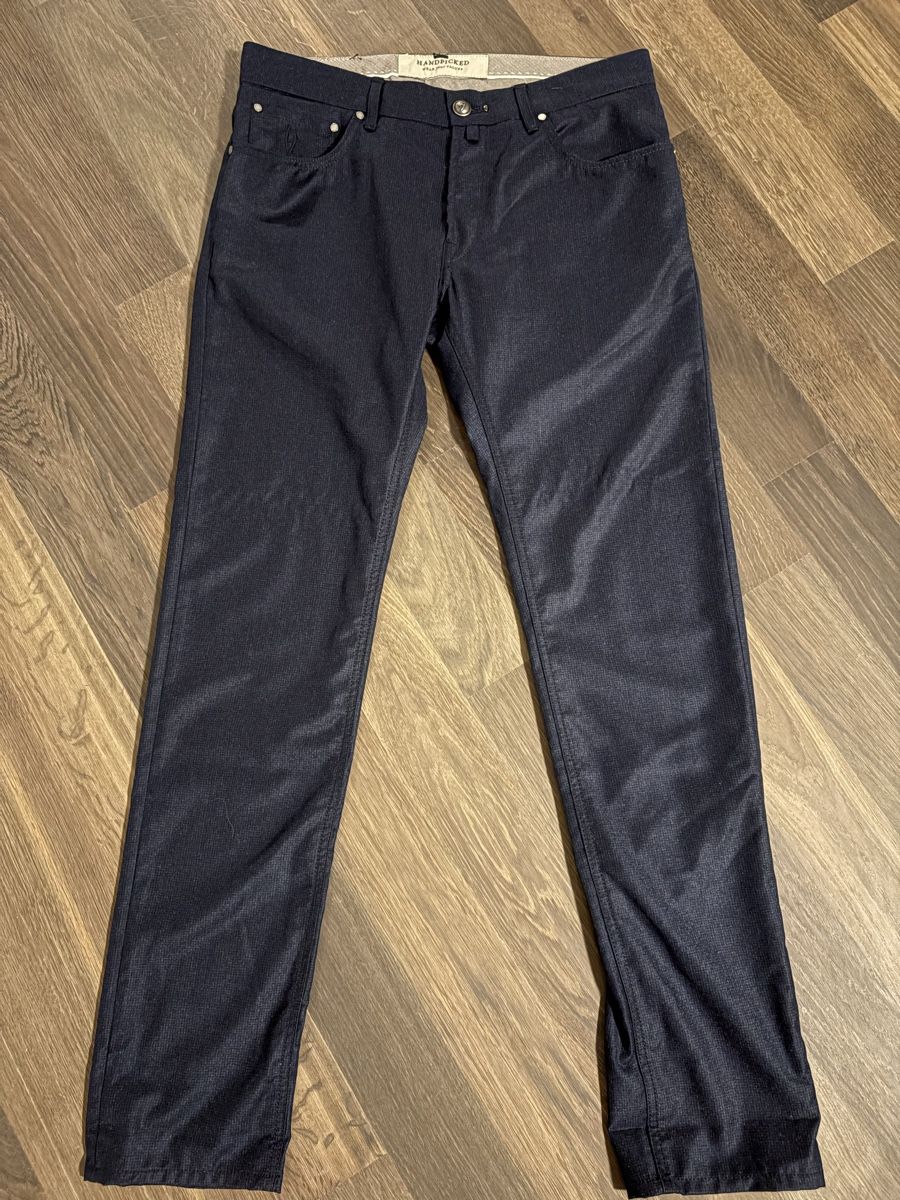 Pantaloni: HANDPICKED Casual trousers "Ravello-Wool" navy- Size 33 – Nuovo (secondo la descrizione) da Zürich venduto da mm473847824738 2
