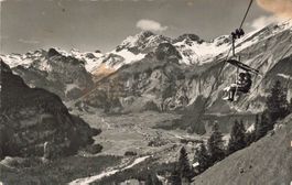 Kandersteg BE Sesselbahn Kandersteg Oeschinen mit Wildstrube