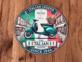 Italian Legend - Vespa Retro Schild - 20 CM - neu!!!