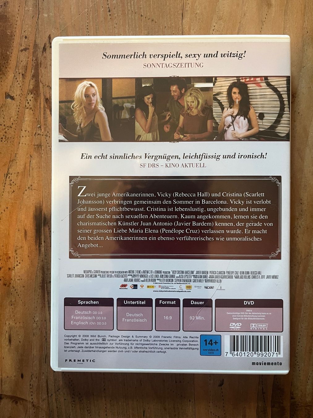 Tutti i DVDs: Vicky Cristina Barcelona DVD – Usato da Brugg AG venduto da corkycanada 1