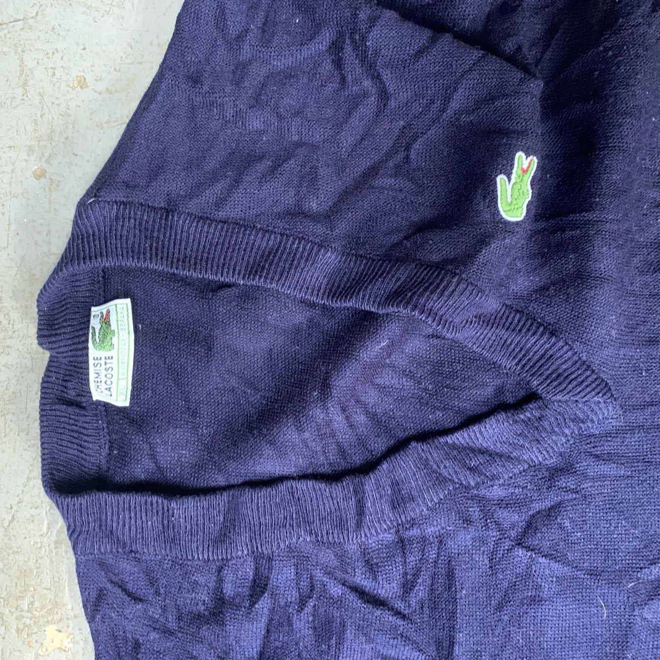 Maglioni & Felpe: dunkelblauer Lacoste Pullover V-Neck – Usato da St. Gallen venduto da ale_7yby 5